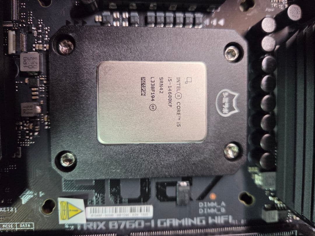 ROG STRIX B760-I GAMING WIFI　i5 14600kf