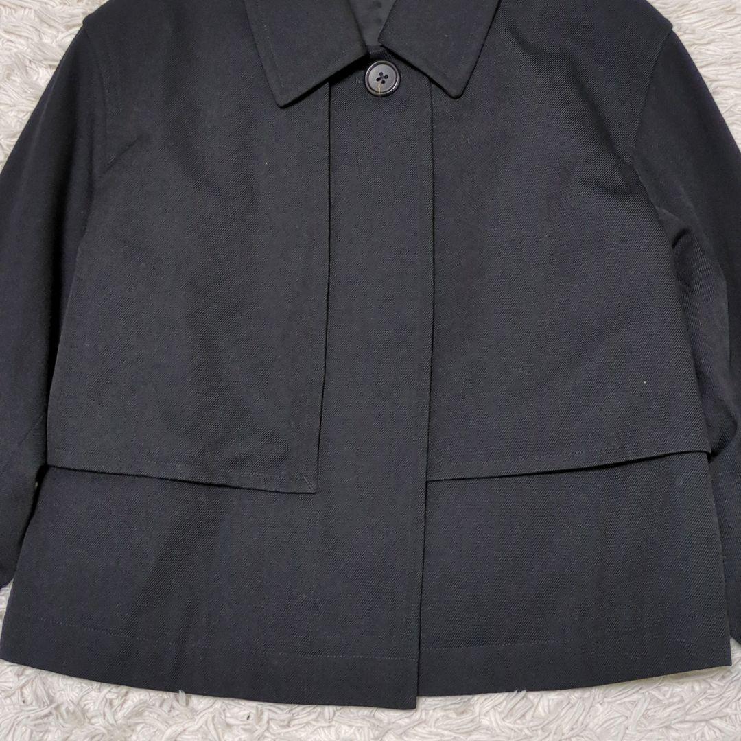 マーガレットハウエル　2022AW ウールツイル　ブルゾン　ジャケット　比翼　Ⅱ