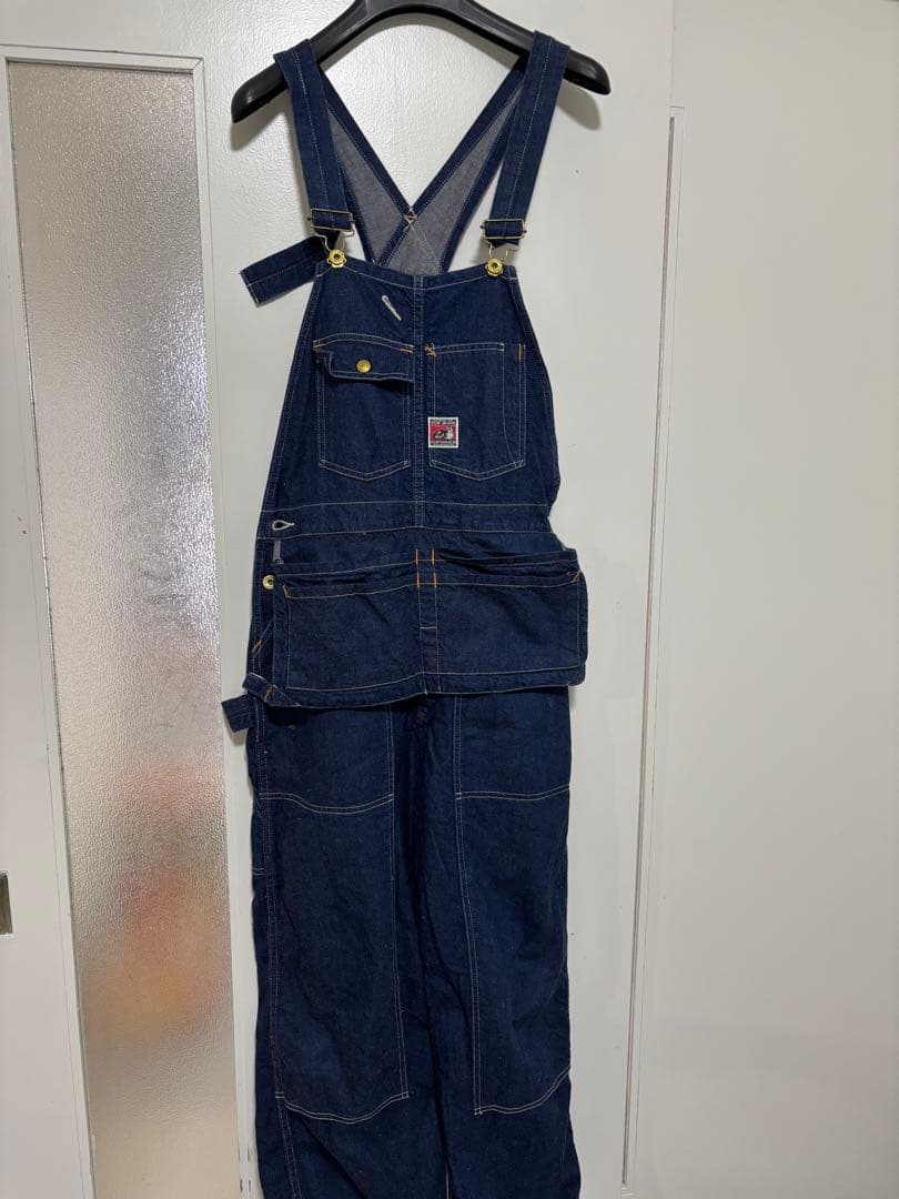 エプロン付き◆TCB jeans◆28日本製デニムオーバーオールHANDYMAN