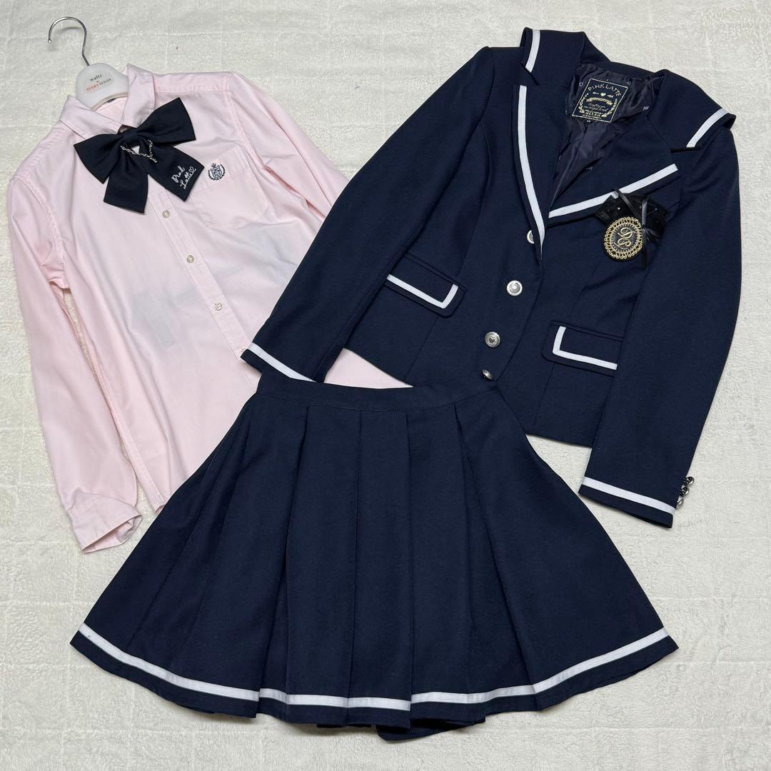 卒服　ピンクラテ　卒業入学式　フォーマルセット　150 【匿名配送】