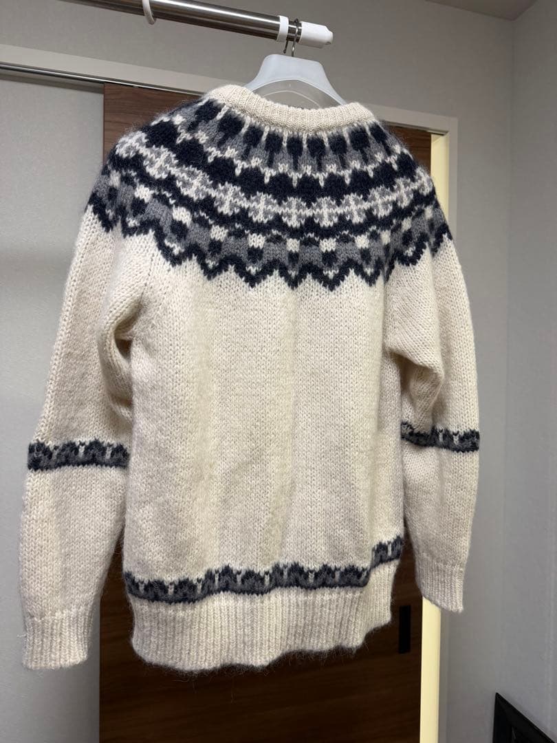トップス BATONER MOHAIR NORDIC CREW NECK