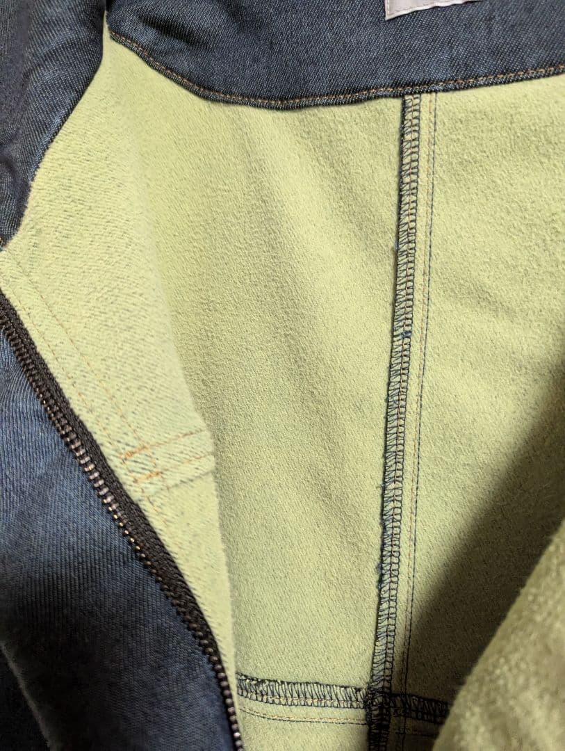 じゃがりこセンソユニコCube Cube デニムコート裏地フリースＬ