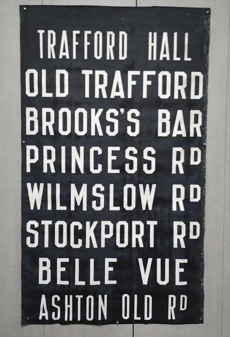 ヴィンテージバスロールサイン本物　1201