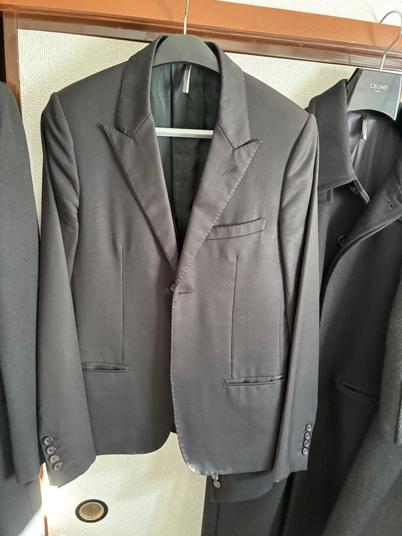 dior homme 05aw 44 GLAM期　ピークド　テーラドジャケット。