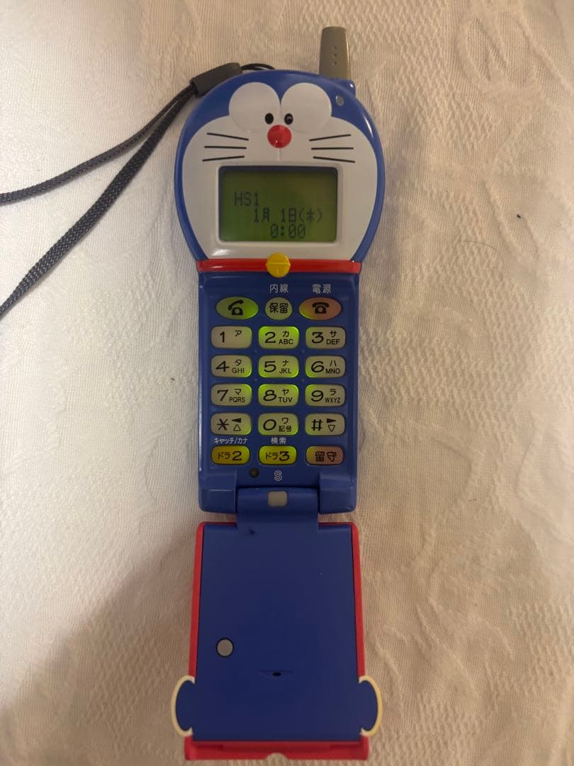 PHS 親機(JD-B7)、子機3台セット ドラえもん PHS 他+PHS1台