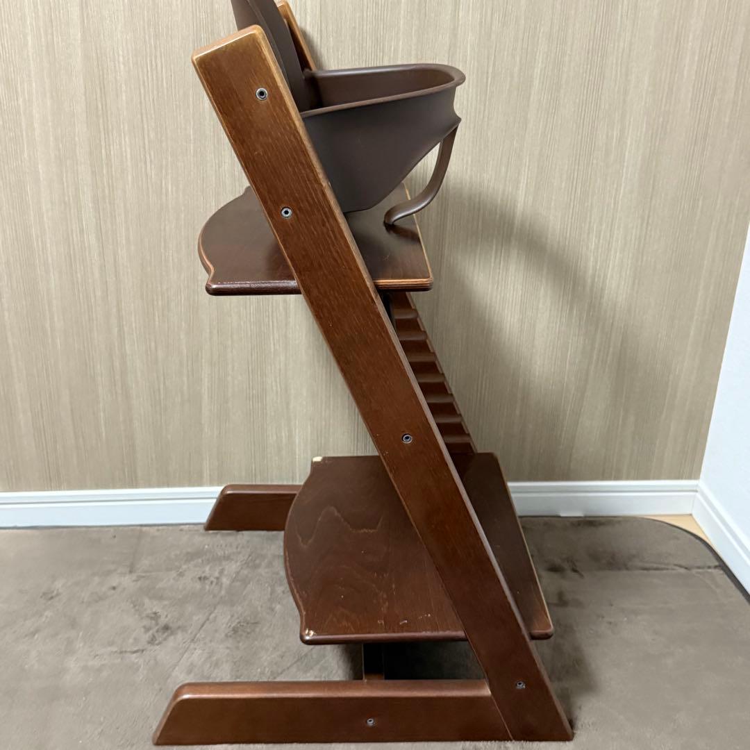 ストッケ　トリップトラップ　シリアル3 ベビーセット　ブラウン　茶色　ガード