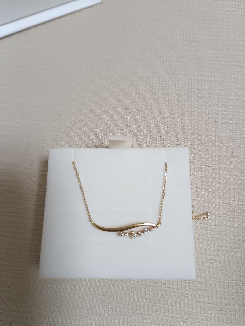 ☆専用☆4℃　K18　ネックレス　イエローゴールド　ダイヤモンド　新品未使用