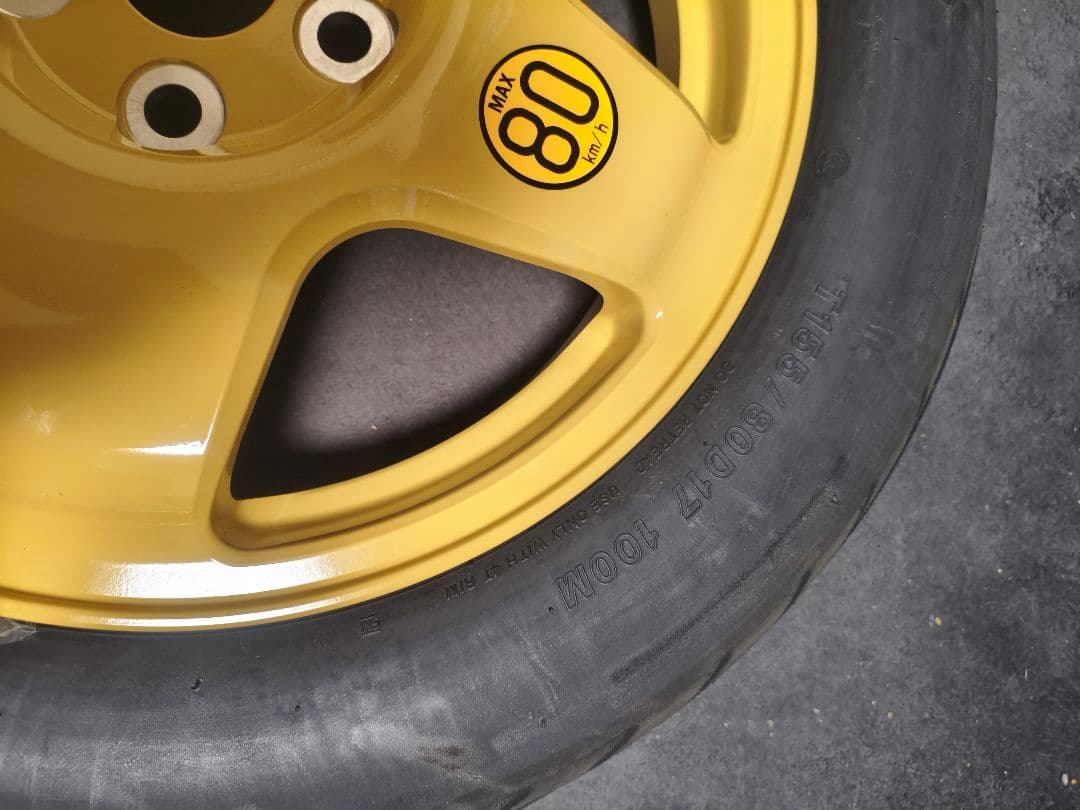 未使用30系 アルファード/ヴェルファイア純正T155/80D17 スペアタイヤ