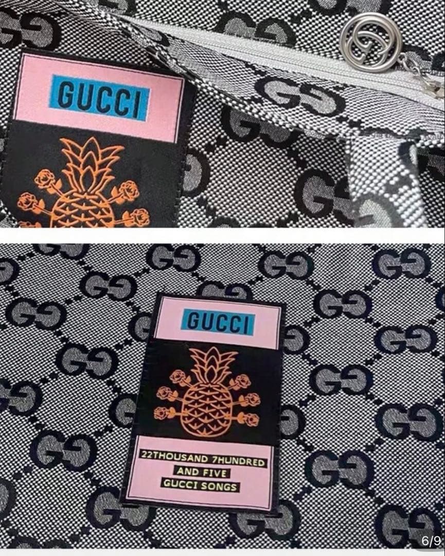 GUCCIロゴキャンバストートバッグ ノベルティー