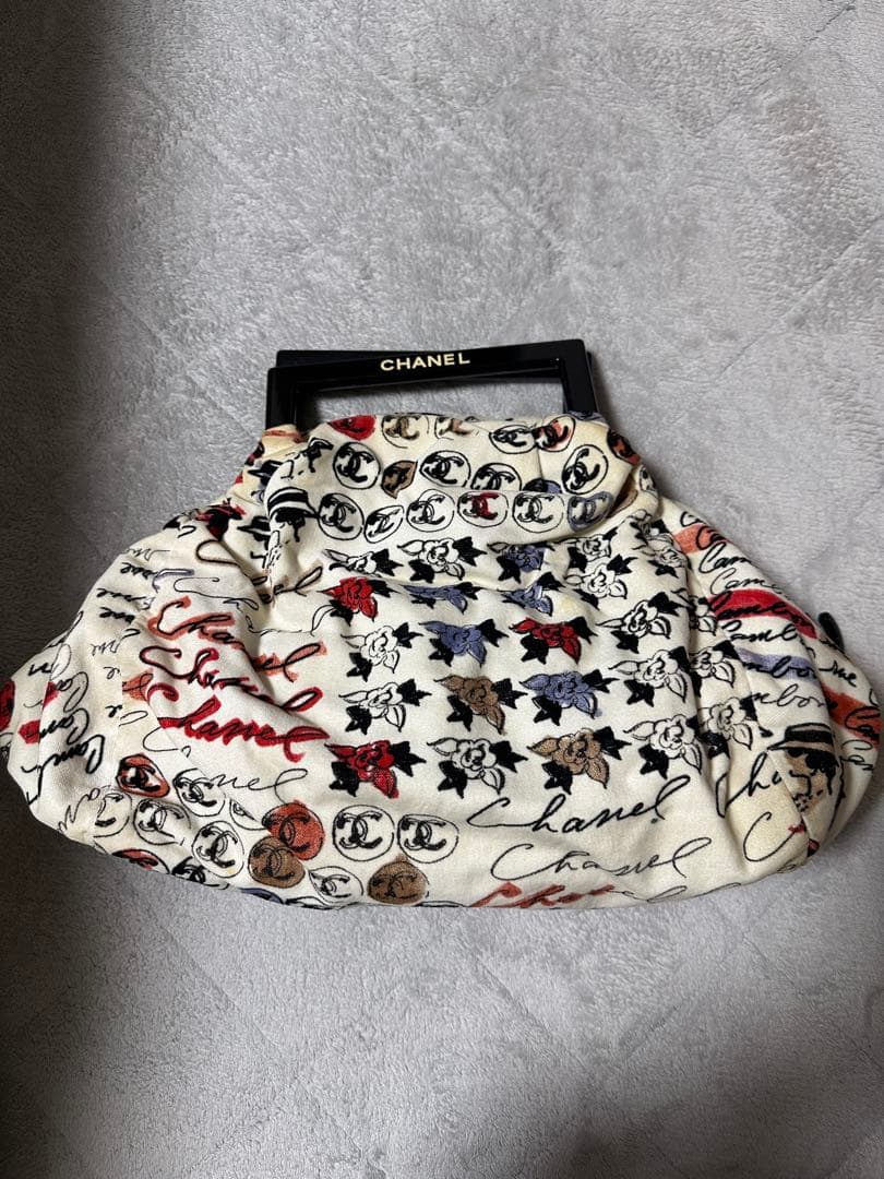 CHANEL カメリア ハンドル バッグ