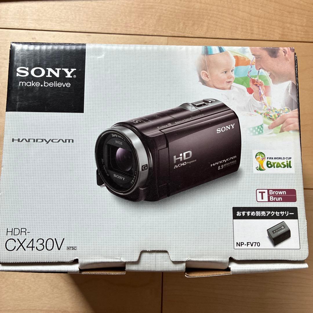 SONY HDR-CX430V ハンディカム　ビデオカメラ
