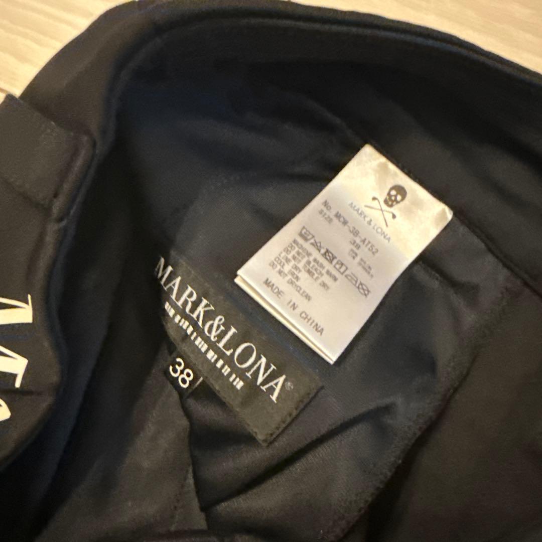 MARK&LONA ブラックショートパンツ 38(M)