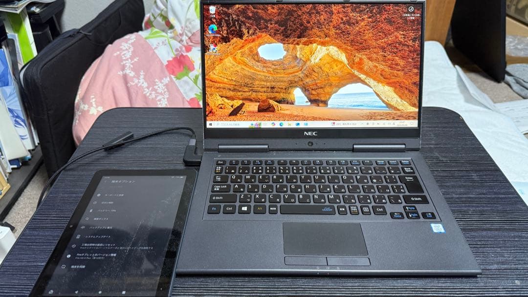 NECノートパソコン+Amazonタブレットセット