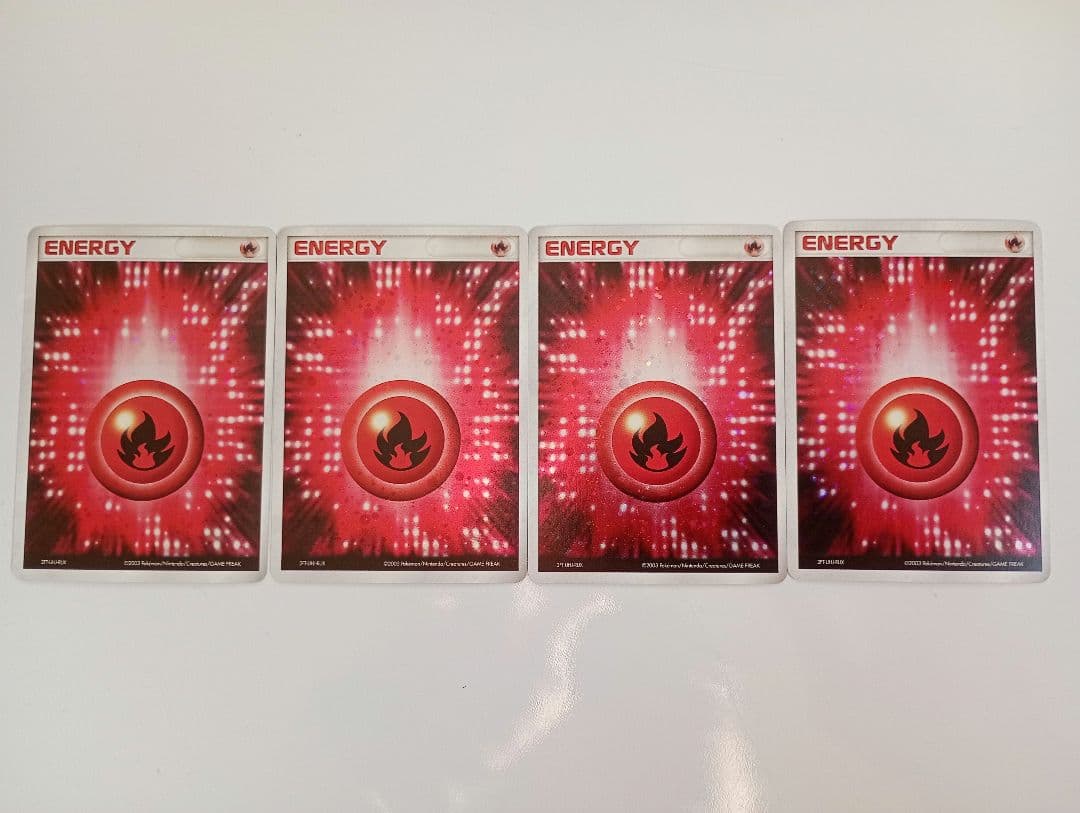 ノ*チ様 ポケモンカード アクマグエネルギー ほのお 4枚セット