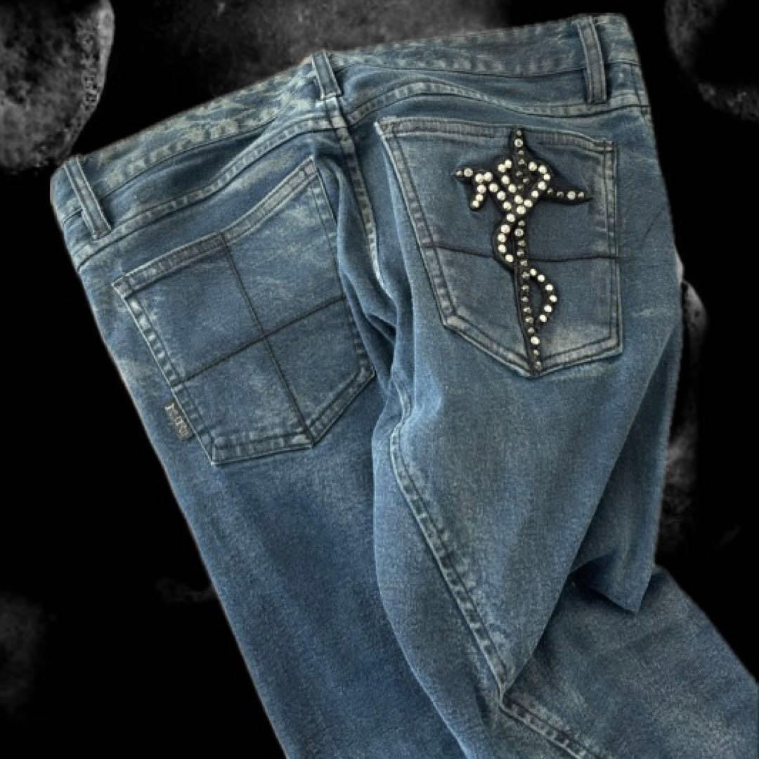 N*x様 【希少】KMRii ケムリ レザークロスパッチ サーペント 00s Y