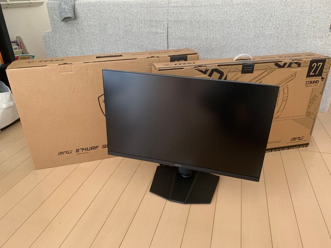 MSI MPG2740URFQR 4K量子ドット　ゲーミングモニター
