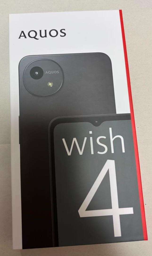 AQUOS wish4 SH-M27 ブラック新品未開封
