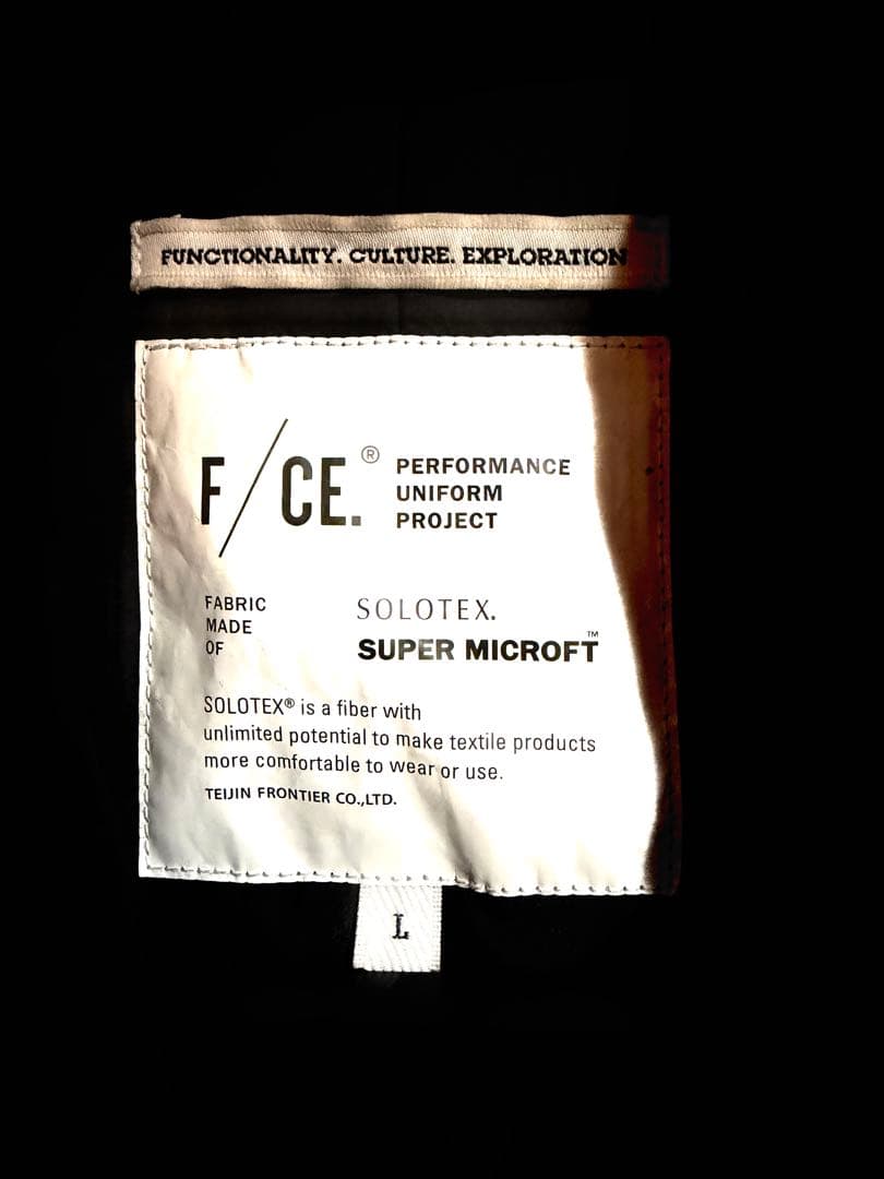 F/CE. チェスターコート ブラック Lサイズ