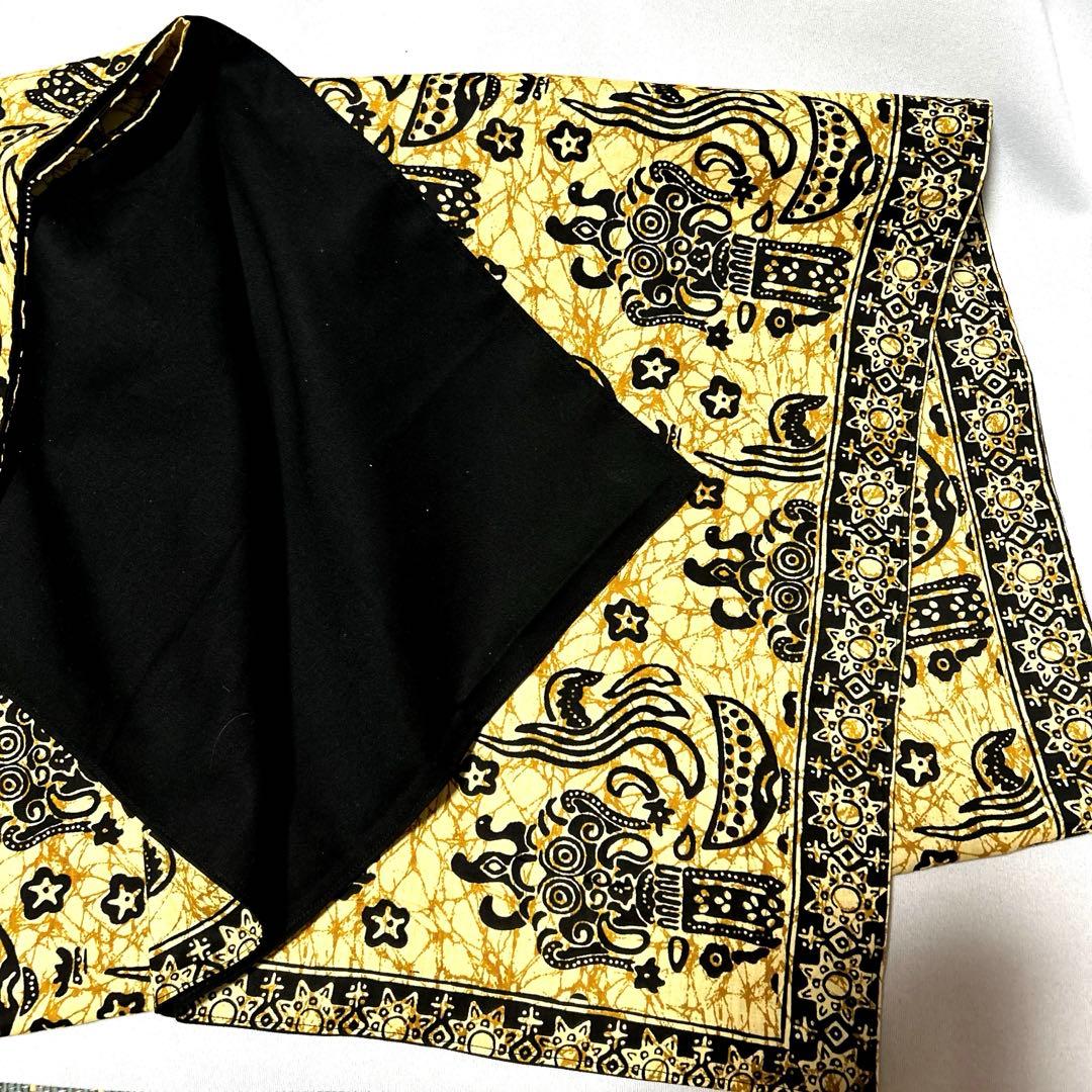 推し活　バディック＆ブラック　大判ストール　藤井風　秋色　ハンドメイド