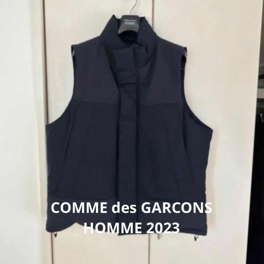 COMME des GARCONS HOMMEミリタリーダウンベスト2023AW