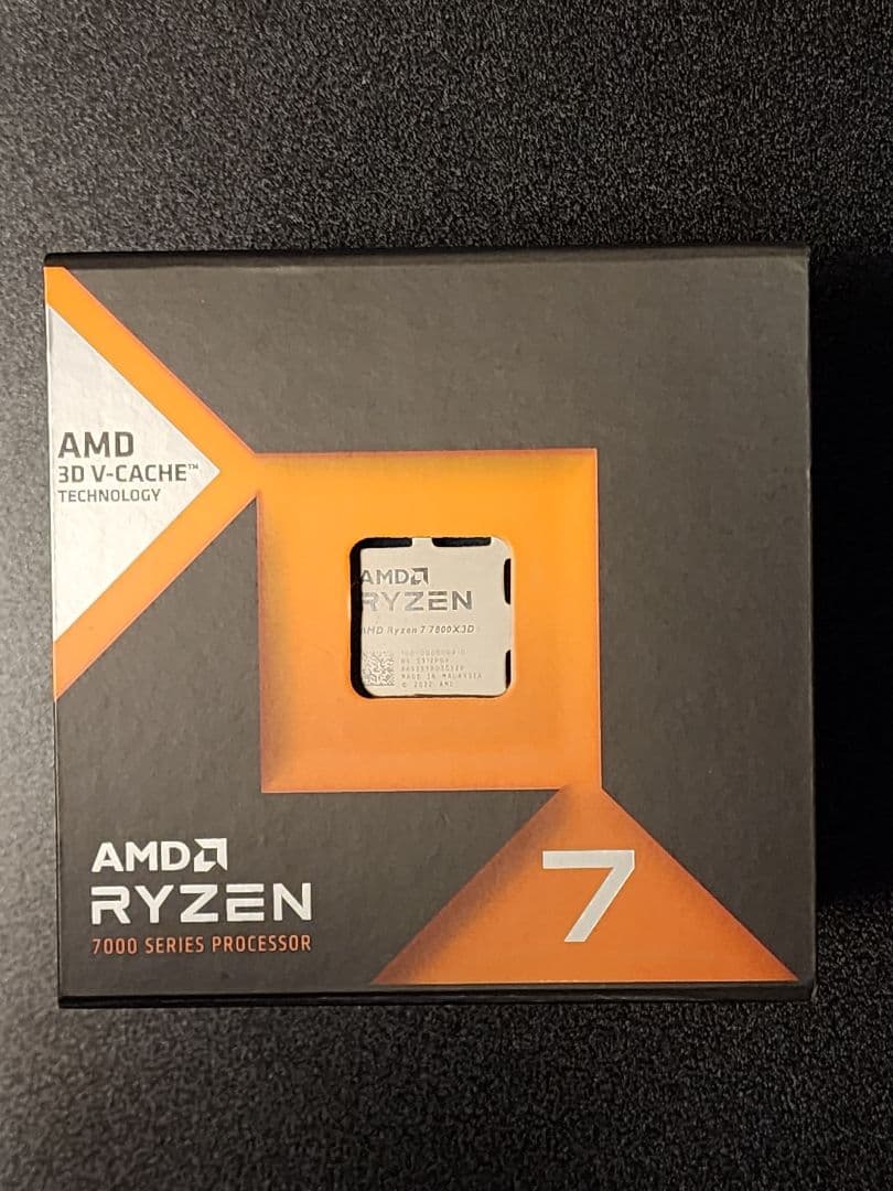 AMD Ryzen 7 7800X3D 7000シリーズ CPU
