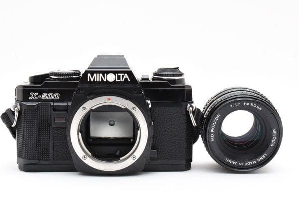 良品 MINOLTA X-500 + MD 50mm F1.7 AA3275