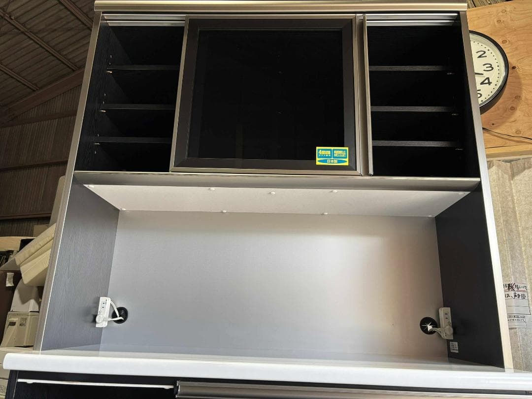寿司 最高級 古賀家具キッチンボード、人気色 食器棚 幅120cmUsed