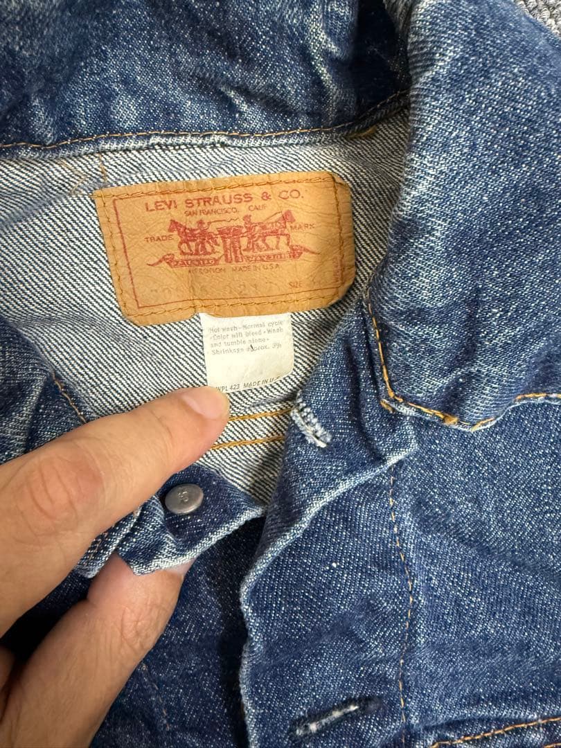 80's Levi’s 70505 USA製 Gジャン 小