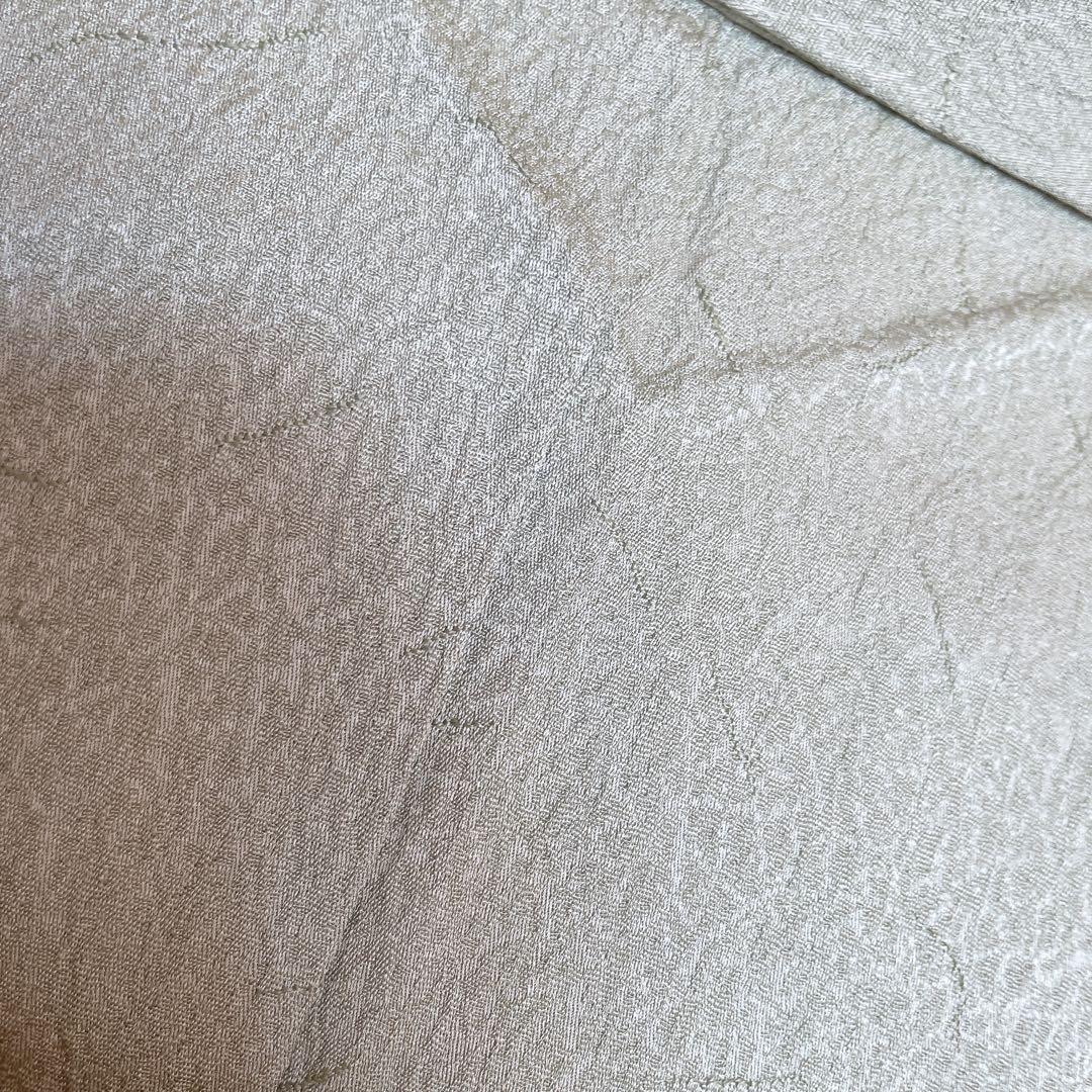 色無地　フルセット　小紋　躾糸付き　地紋　シンプル　礼装　カジュアル　着物　P4