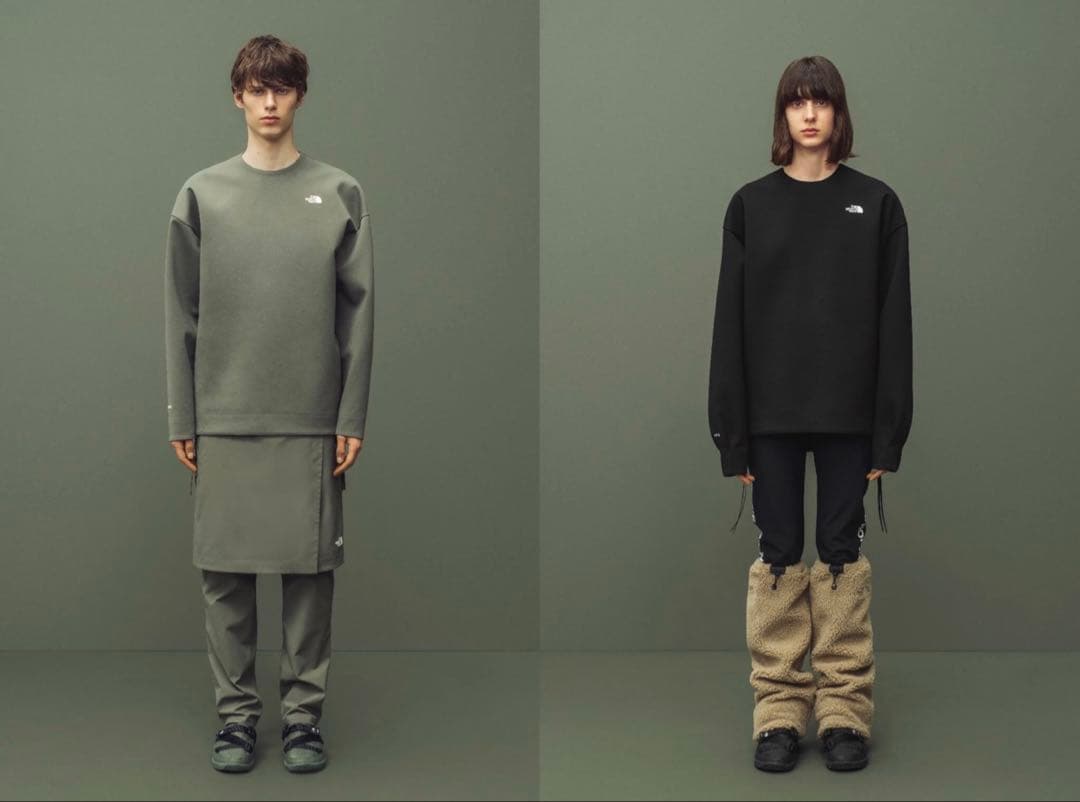 d*i様 THE NORTH FACE × HYKE ボア レッグウォーマー オ