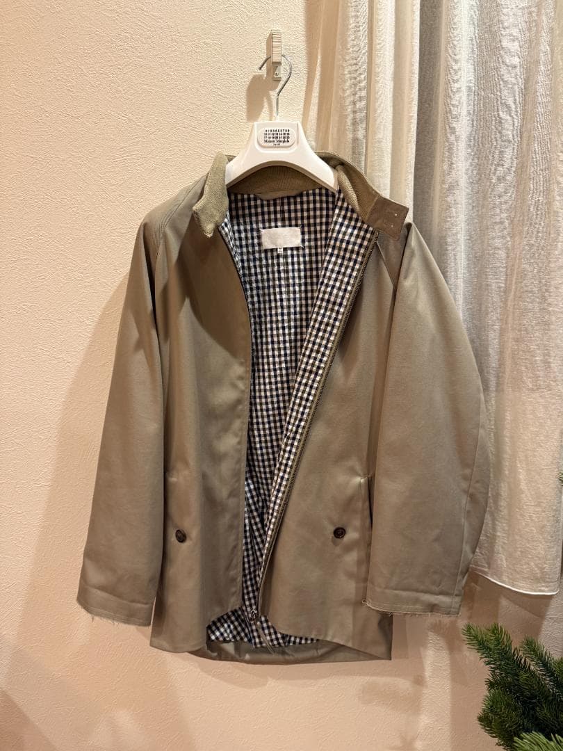 メゾンマルジェラ24SS S67AM0075ビートルバックルジャケットブルゾン