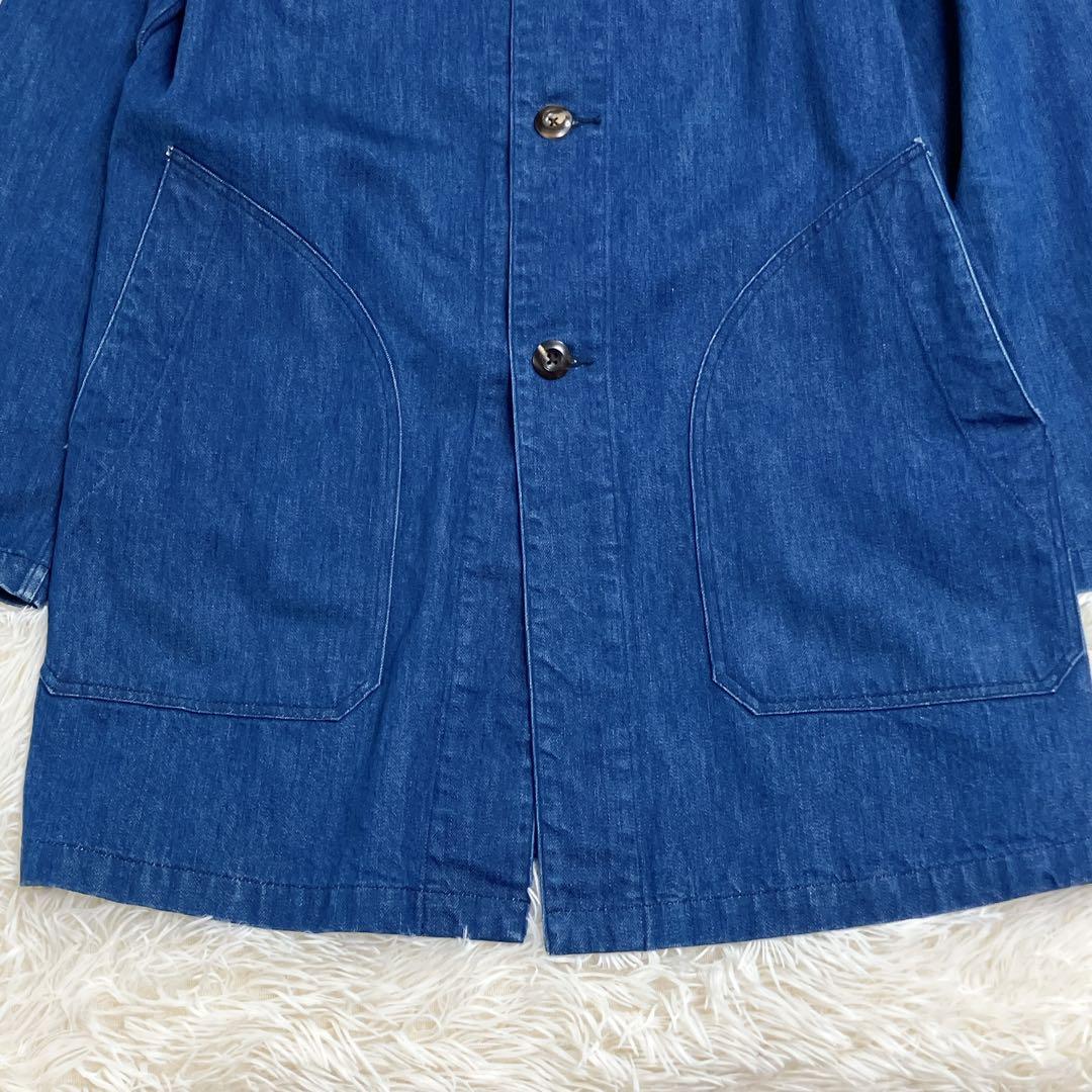 SEVENTH SENSE FOLKLORE ニットデニム　カバーオール　L