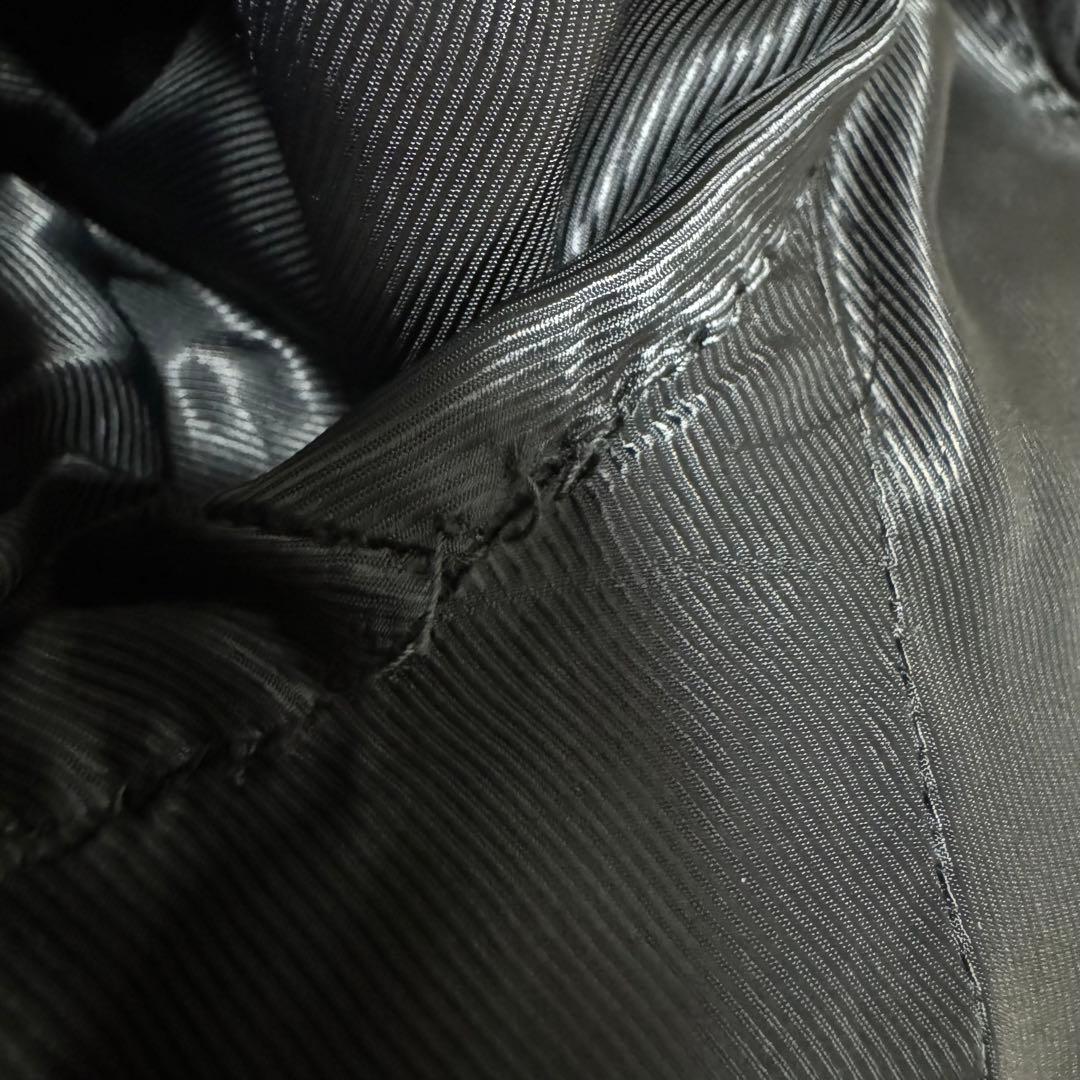 GUCCI グッチ レディース ジャケット スエード調 黒 38 ヴィンテージ