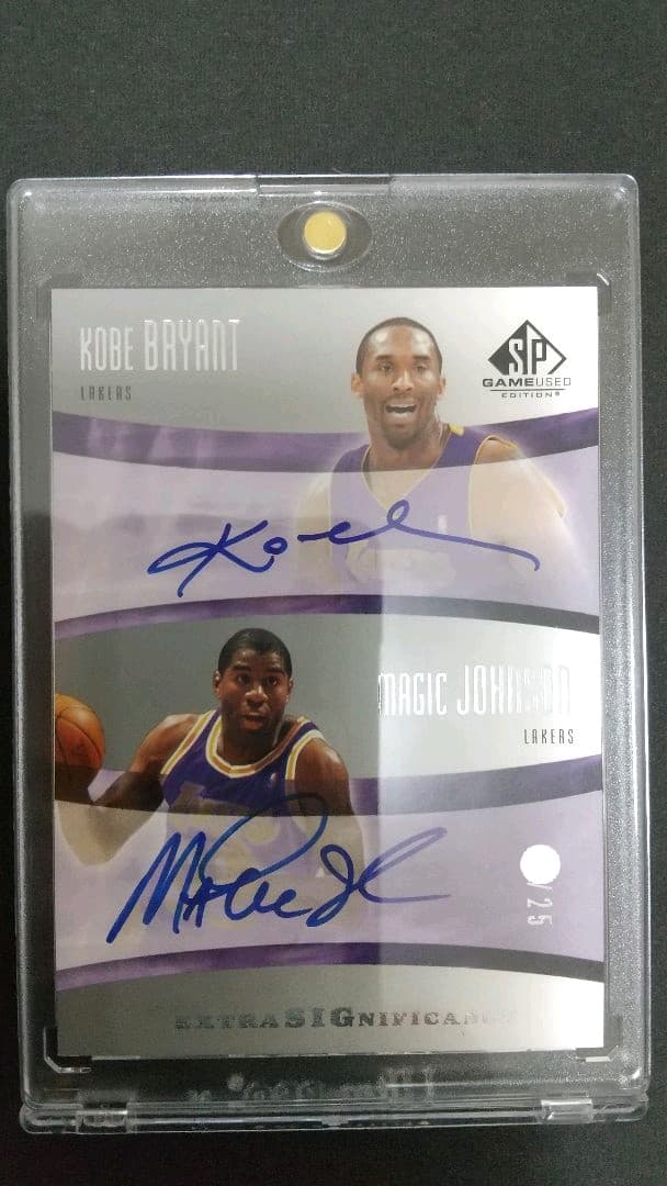 その他 2004 SP Game Used dual auto Kobe Magic