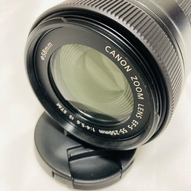【美品】canon ef-s 55-250mm f4-5.6 is stm