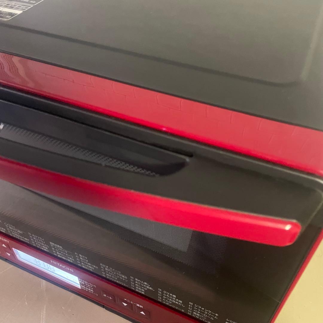 HITACHI MRO-VS8 オーブンレンジ 2019年製 赤