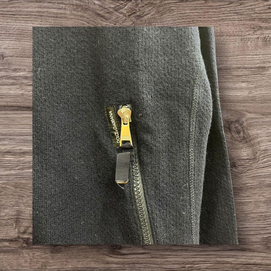 26K4 ドルチェ&ガッバーナ DOLCE&GABBANA ジップアップ ニット