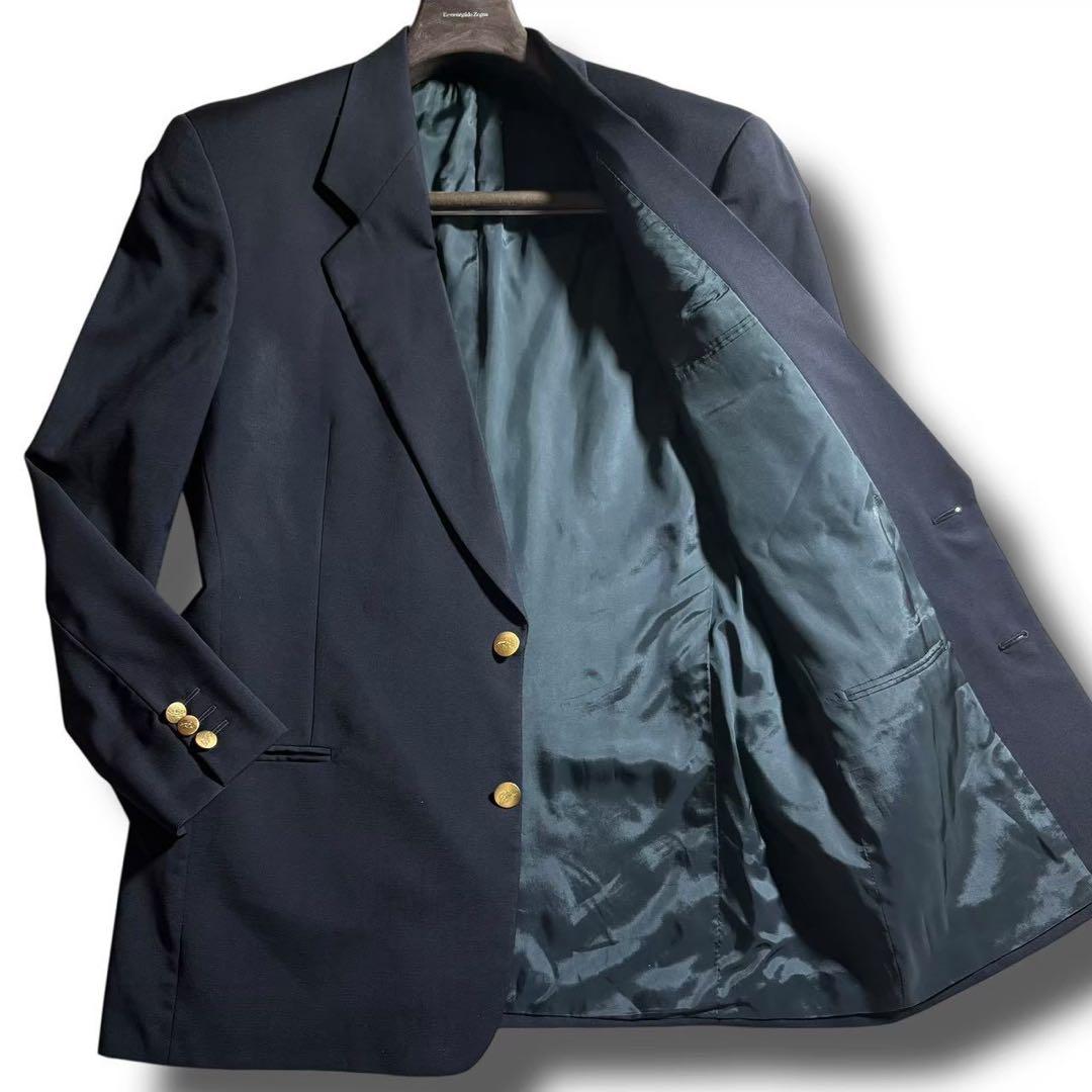 【極美品】ジョルジオアルマーニ 紺ブレ 金ボタン ヴァージンウール 50サイズ