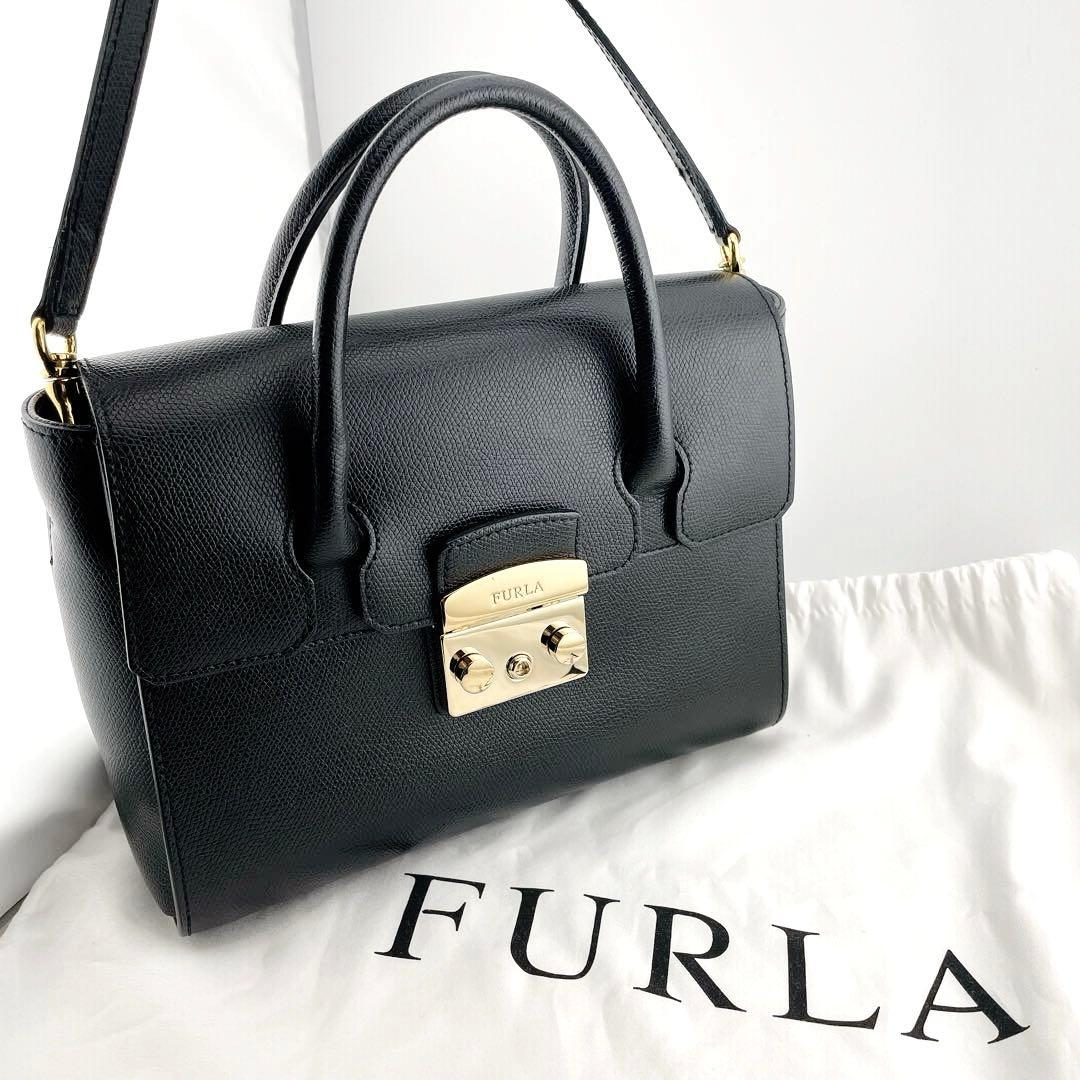 専用！FURLA フルラ 2WAY メトロポリス サッチェルバック