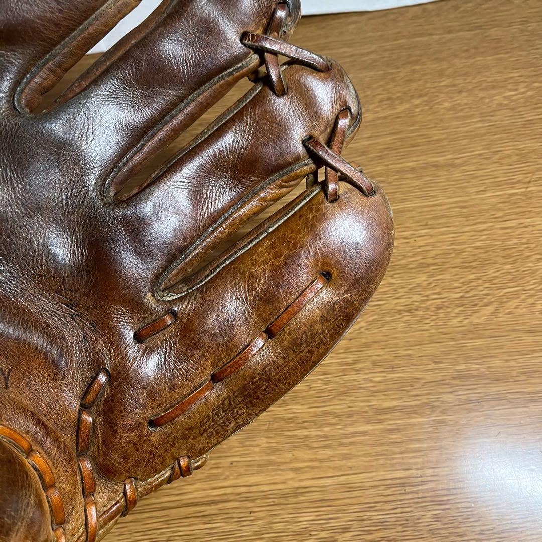 ミズノ ワールドウィン 一般硬式 グローブ グラブ 赤カップ 良品 内野用