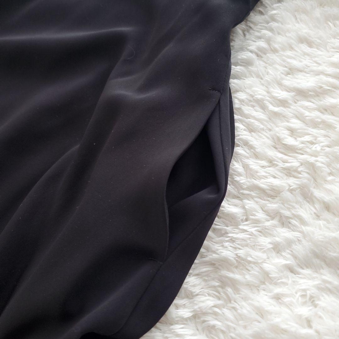 美品 WHYTO. ホワイト パールボタン2wayフレアワンピース 2.8万