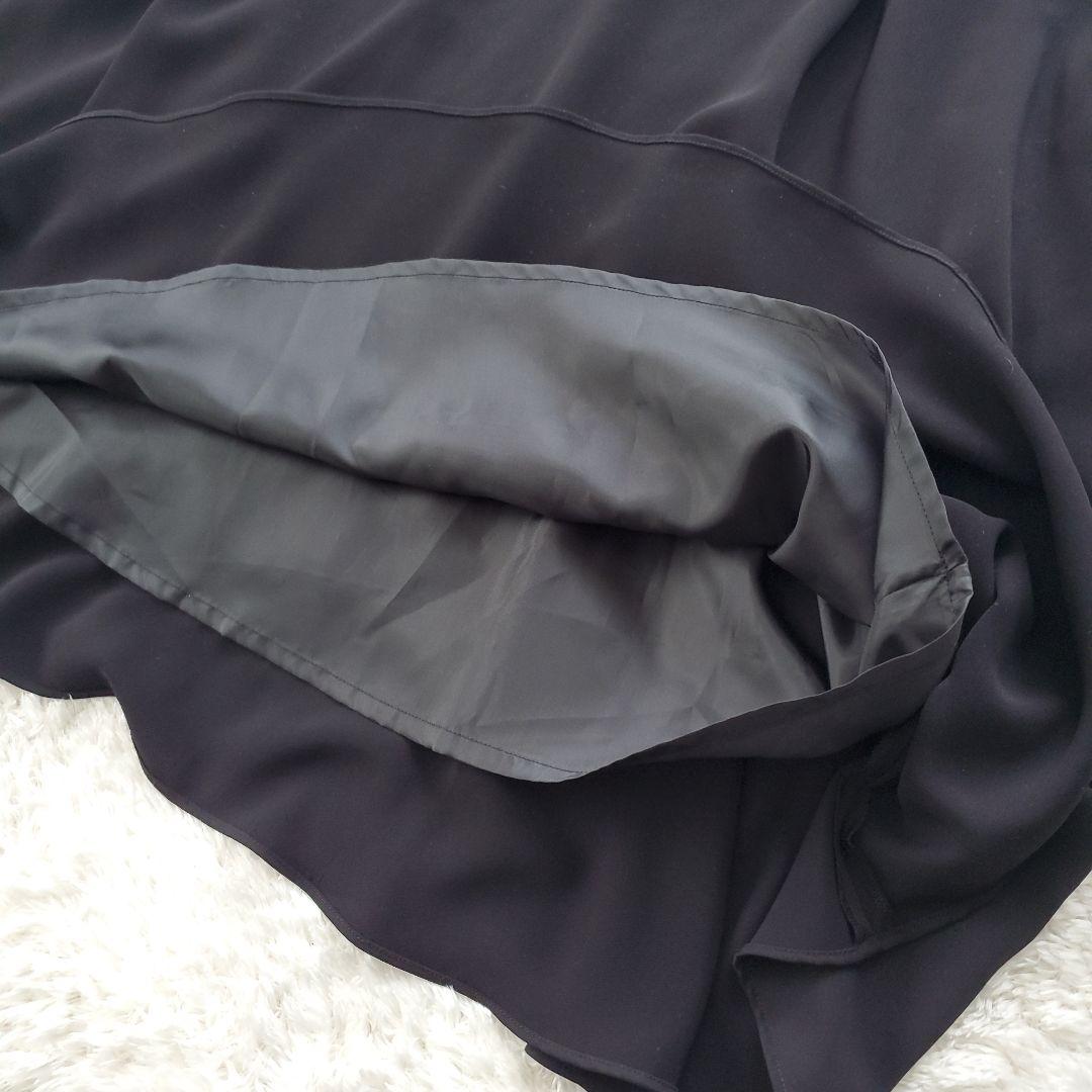 美品 WHYTO. ホワイト パールボタン2wayフレアワンピース 2.8万