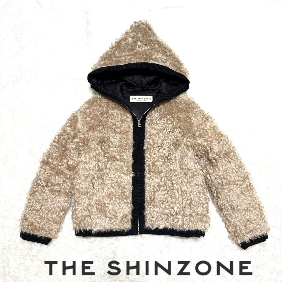 THE SHINZONE ザシンゾーン ファー パーカー モヘヤ キルティング