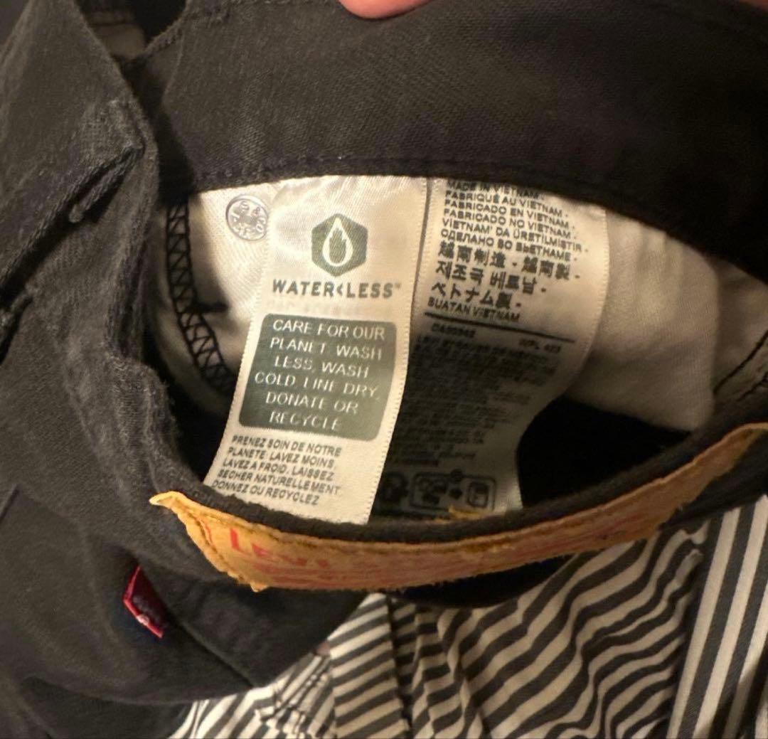 Levi's 578 ブラックデニムパンツ W28 L32