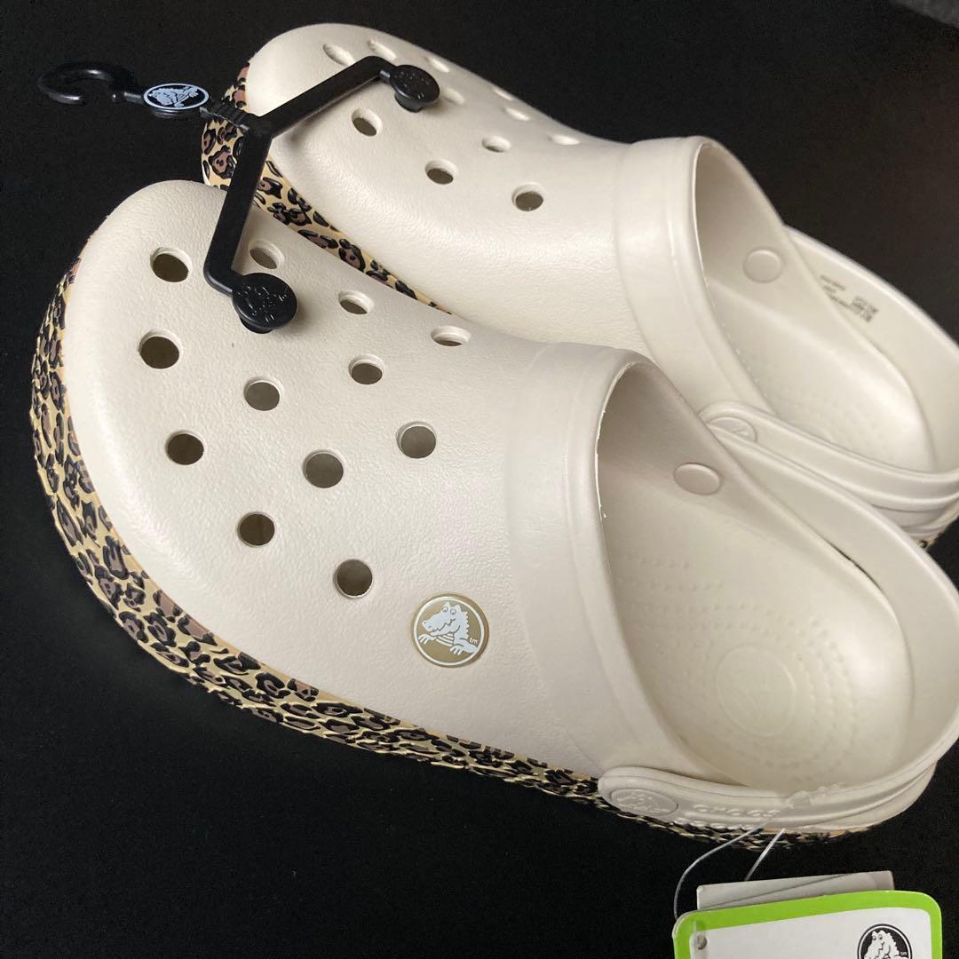 クロックス/crocband animal print clog/23cm希少