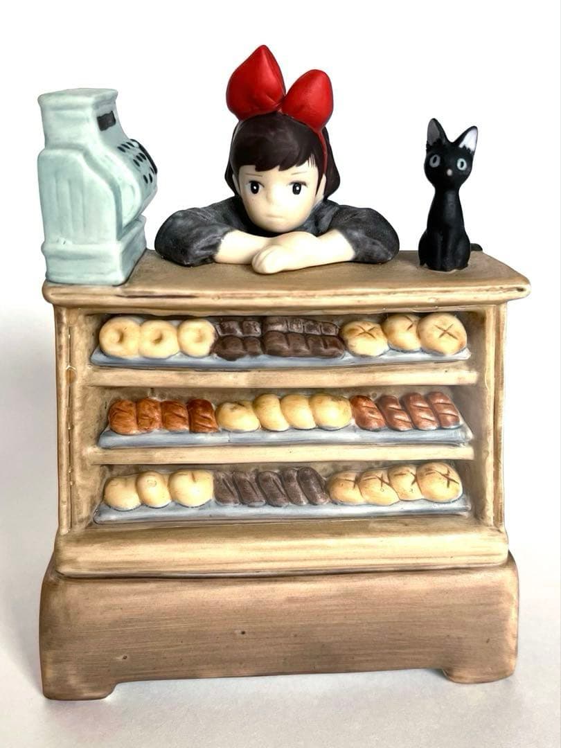 ★未使用★ジブリ魔女の宅急便✴︎キキ店番✴︎陶器製オルゴール♪やさしさに包まれたなら