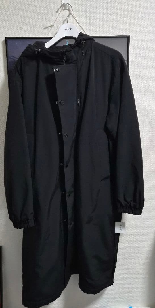 WTAPS 24AW ベンチコート　ブラック　02 M