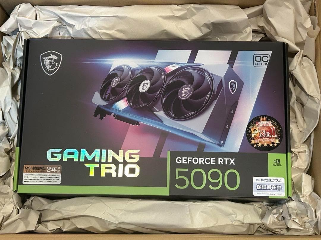 新品★MSI GeForce RTX 5090 32G GAMING TRI