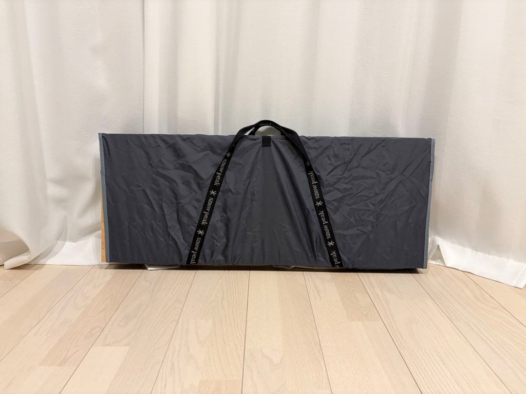 【美品・たのメル便】ワンアクションテーブル竹 収納ケース付 スノーピーク