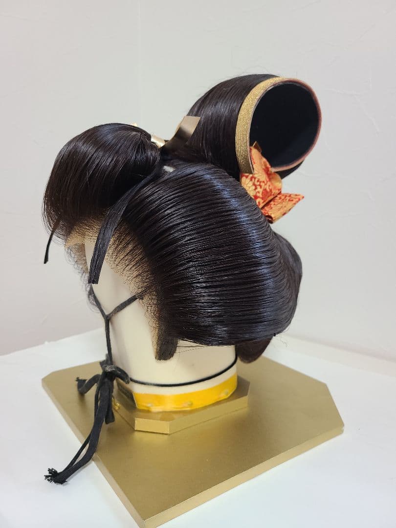 ダイゴロ　花嫁かつら・かんざし4点セット　専用ケース付き